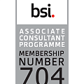 Институт ежегодно подтверждает статус ассоциированного консультанта Британского института стандартов (BSI)